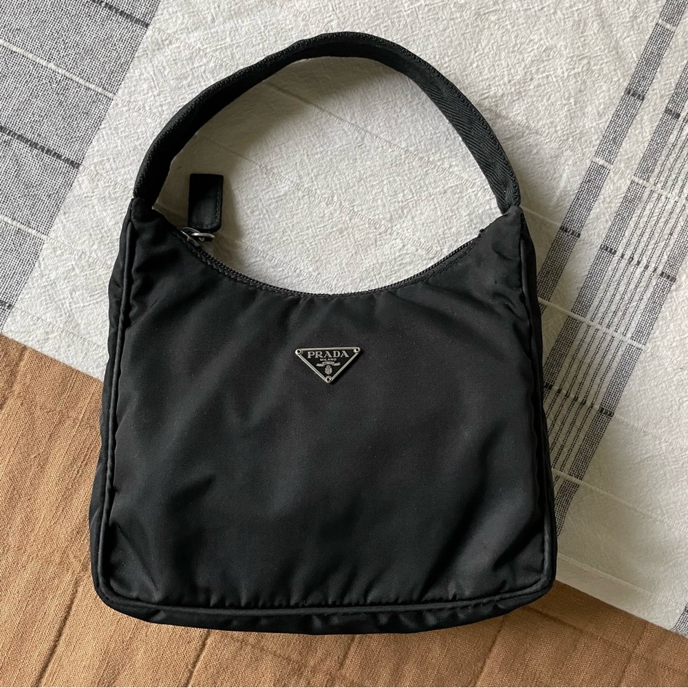 Vintage Prada Nylon Tessuto Sport Bag Black
